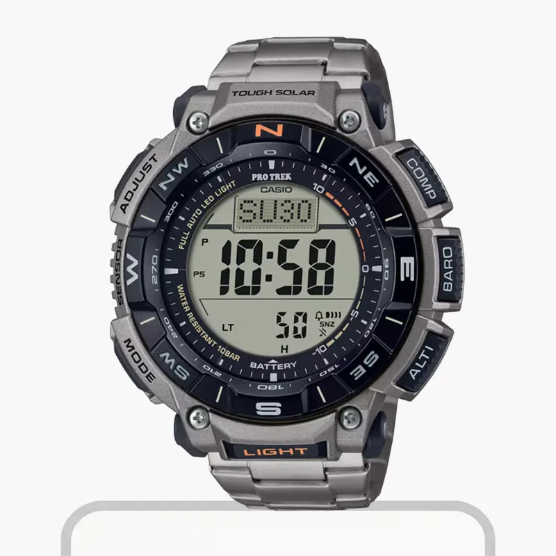 Casio Pro Trek Solar Power Digital Dial Men's Watch- PRG-340T-7DR